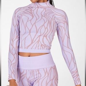 New Fabletics Courtney Seamless L/S Top Size L